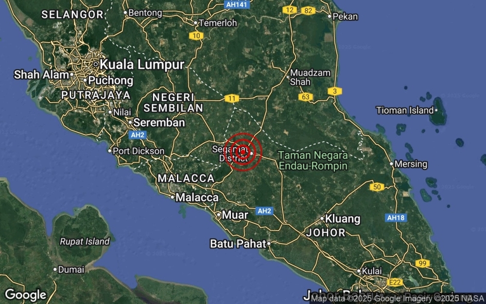 Gempa Bumi 2.8 Skala Richter Gegarkan Kluang Selepas Segamat – Kementerian Komunikasi Pertimbang Sistem Amaran Bencana
